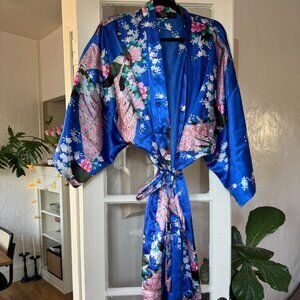 Silk robe - size 3xl